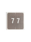 DCC Color-Coded Numeric Labels - Rolls, Gray Color, 1-1/2" X 1-1/2" Size, Set of 250, 086486674270