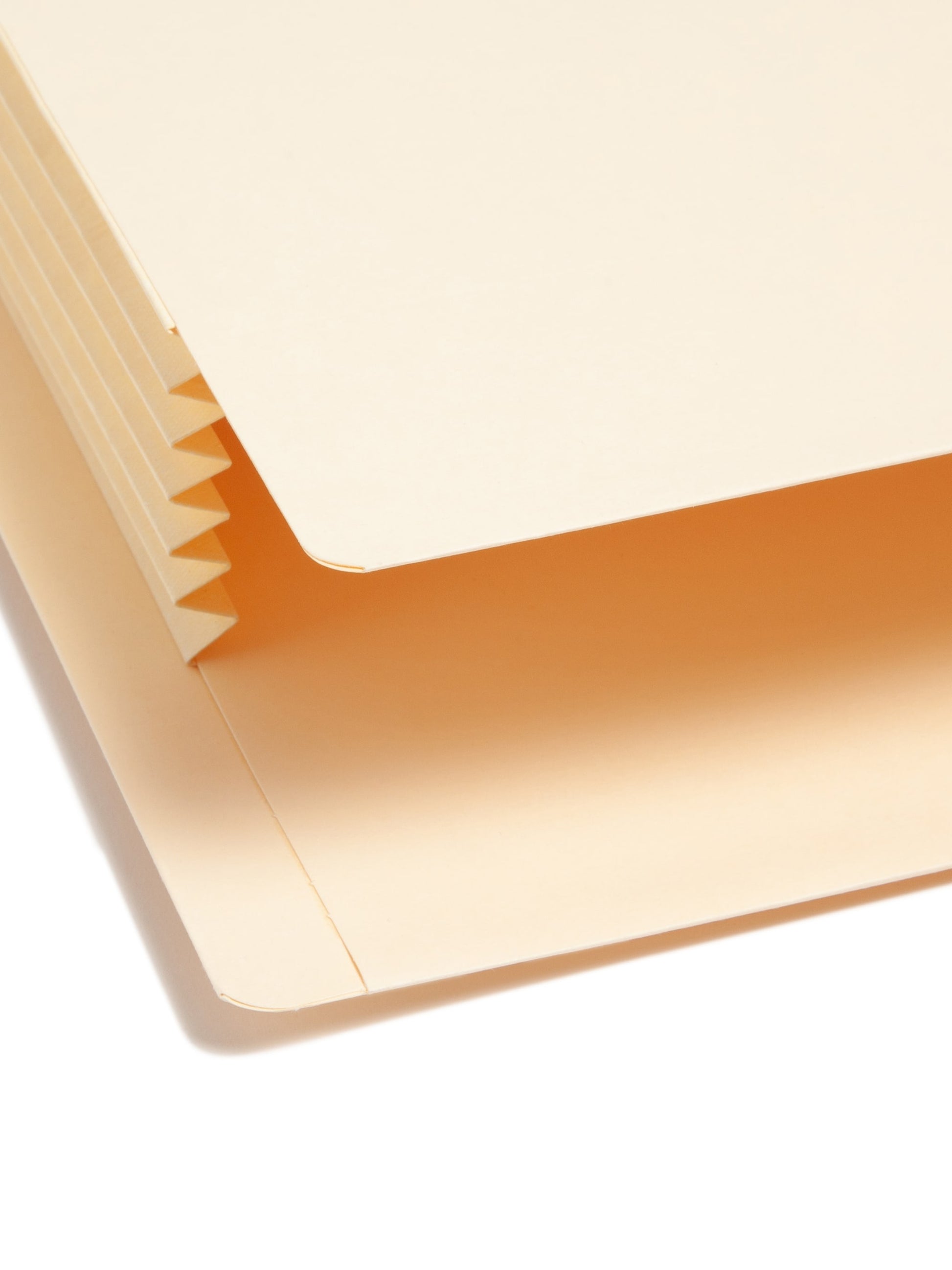 TUFF® Extra-Wide Reinforced End Tab File Pockets, Straight-Cut Tab, 5-1/4 inch Expansion, Manila Color, Letter Size, Set of 10, 30086486751606