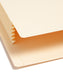 TUFF® Extra-Wide Reinforced End Tab File Pockets, Straight-Cut Tab, 5-1/4 inch Expansion, Manila Color, Letter Size, Set of 10, 30086486751606