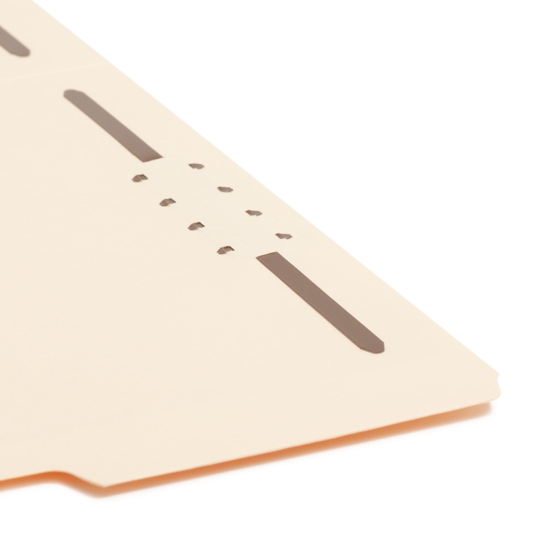 Reinforced Tab Fastener File Folders, 1/3-Cut Tab, 2 Fasteners, Manila Color, Letter Size, Set of 50, 086486145374