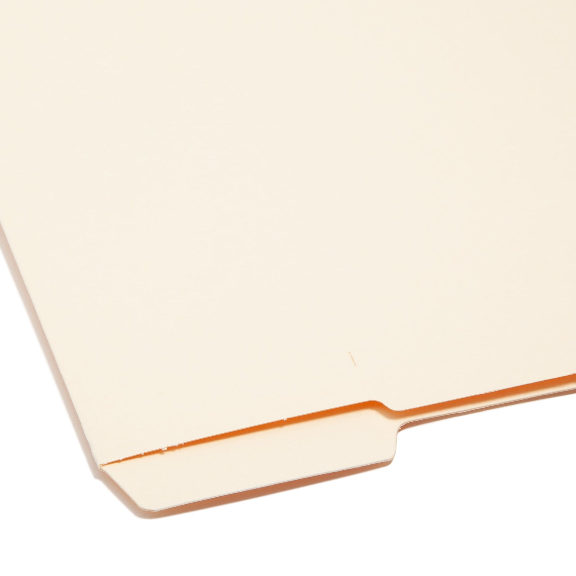 Shelf-Master® Reinforced Tab End Tab File Folders, 1/3-Cut Tab, Assorted Positions, Manila Color, Letter Size, Set of 100, 086486241342