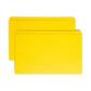 Reinforced Tab File Folders, Straight-Cut Tab, Yellow Color, Legal Size, Set of 100, 086486179102