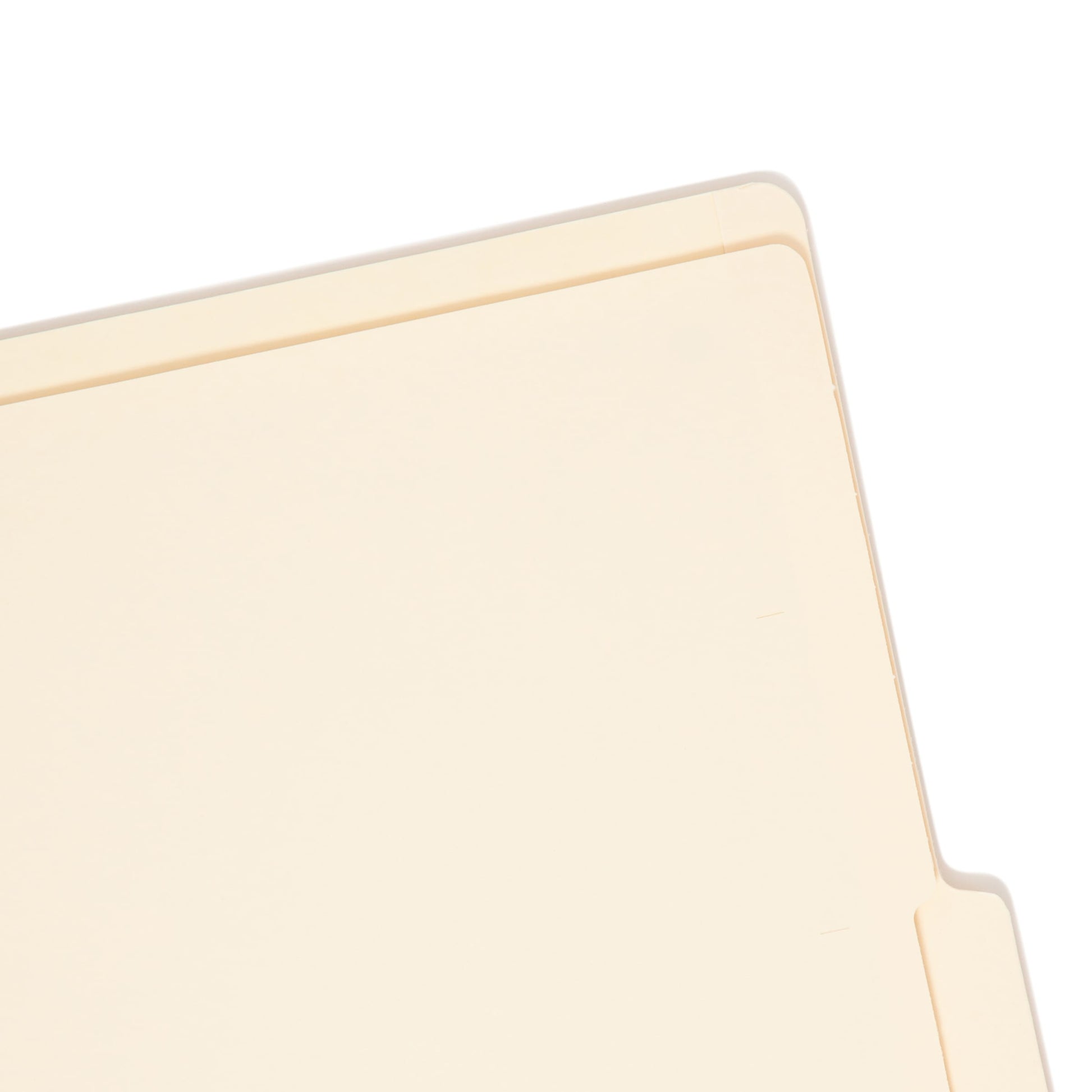 Shelf-Master® Reinforced Tab End Tab File Folders, 1/3-Cut Tab, Bottom Position, Manila Color, Letter Size, Set of 100, 086486241373