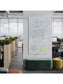 Frameless Glass Magnetic Dry Erase Board, White, 70" x 35", 6 x 3, White, 70" X 35" Size, Set of 1, 817894023004