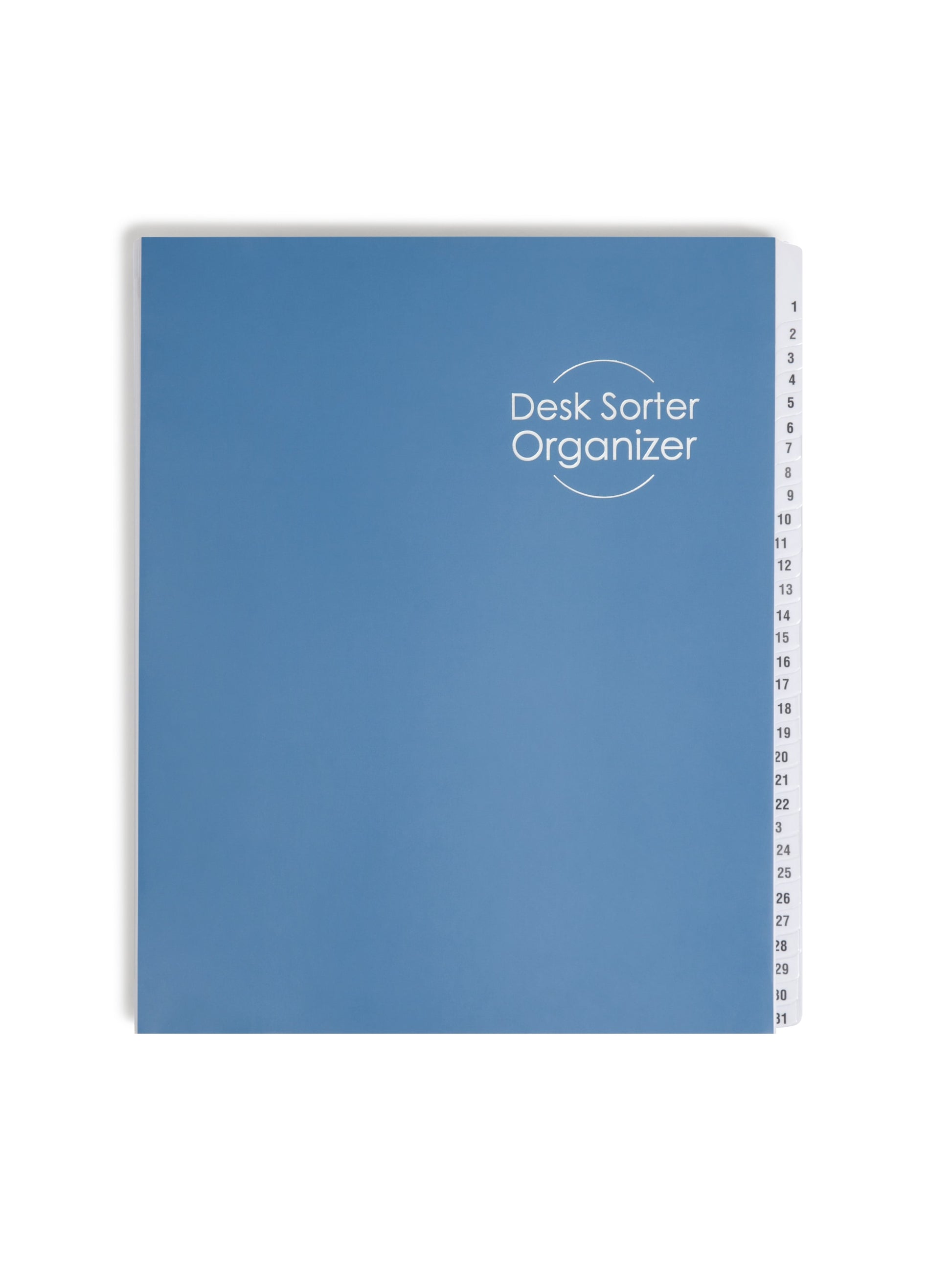 Desk File/Sorters, Dark Blue Color, Letter Size, Set of 1, 086486892353