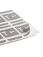 AlphaZ® ACCS Color Coded Alphabetic Labels - Sheets, Gray Color, 1" X 1-5/8" Size, Set of 100, 086486671903
