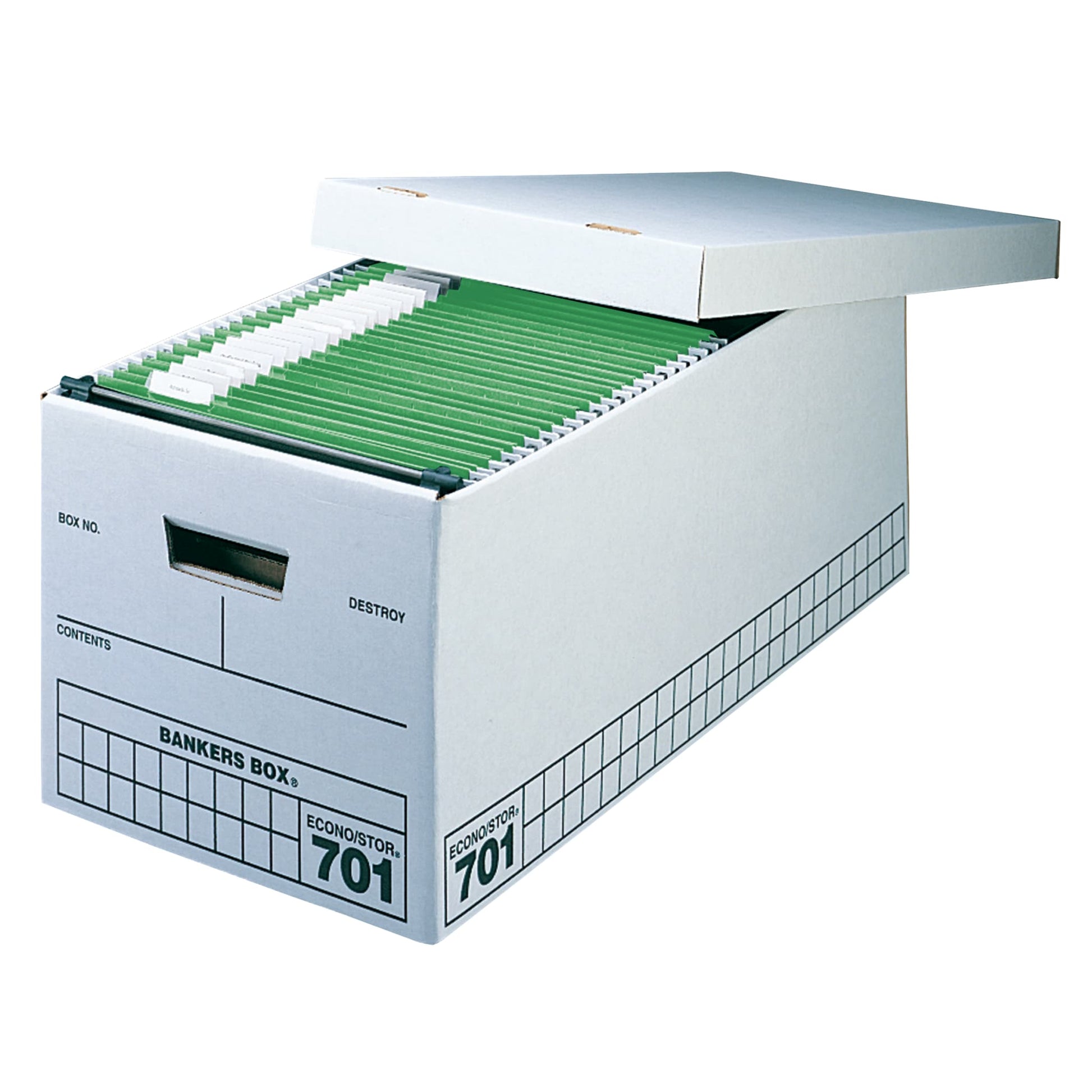 Standard Hanging File Folders with 1/5-Cut Tabs, Green Color, Letter Size, Set of 25, 086486640619