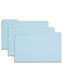 Pressboard File Folder, 1 inch Expansion, 1/3-Cut Tab, Blue Color, Legal Size, Set of 25, 086486225304