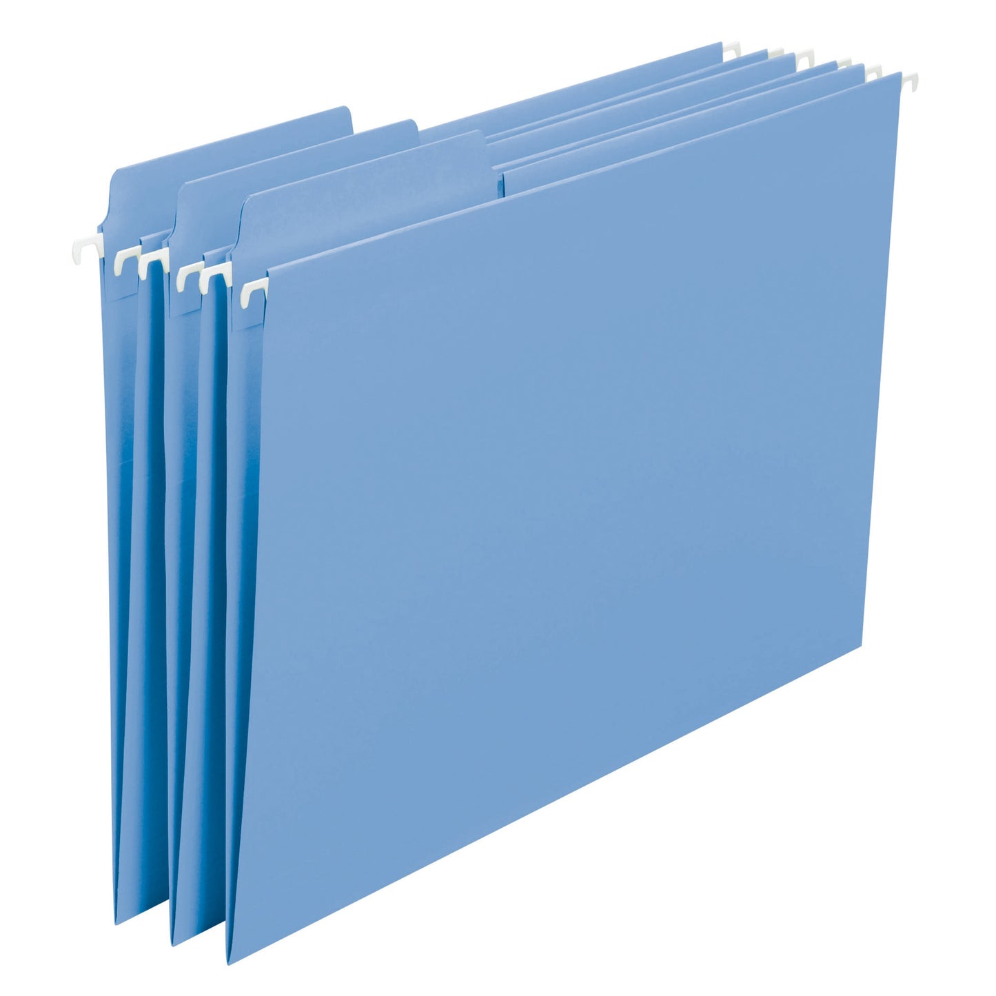 FasTab® Hanging File Folders, 1/3-Cut Tab, Blue Color, Letter Size, Set of 20, 086486640992