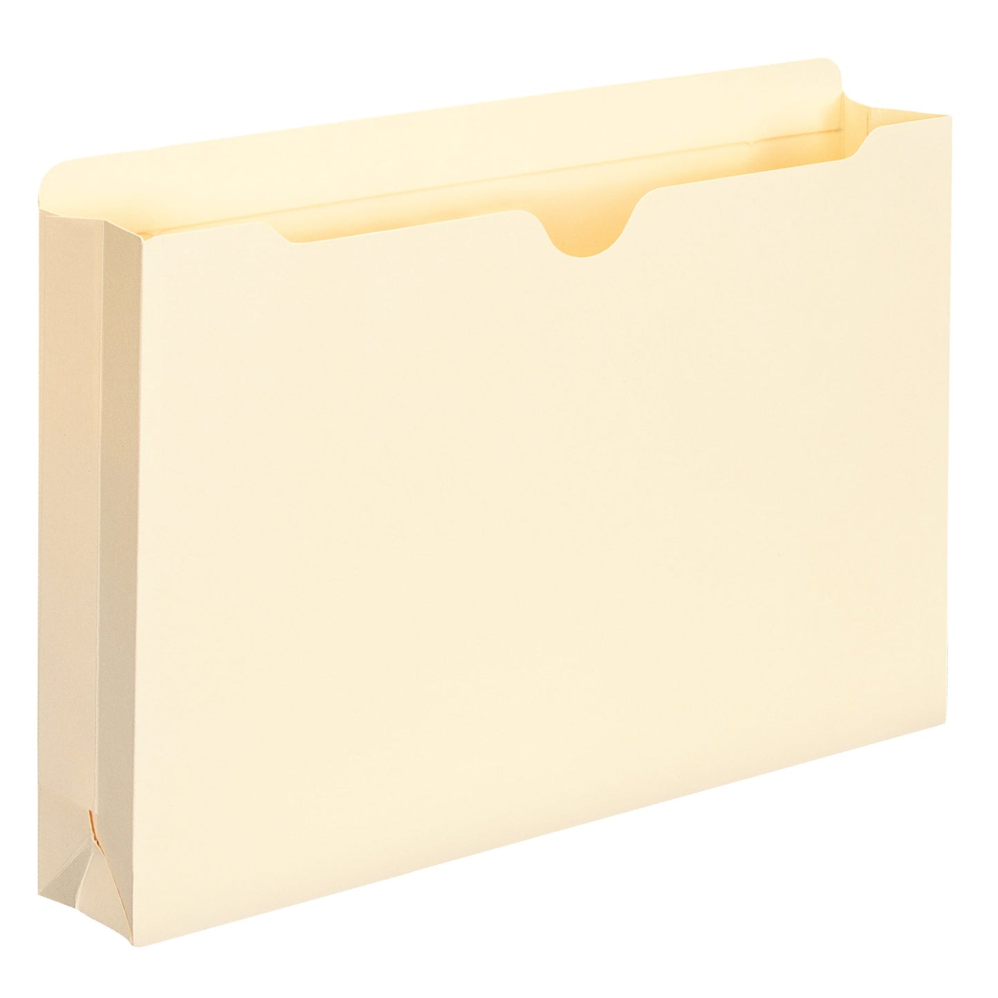 Reinforced File Jackets, Straight Cut, 2 Expansion, Manila, Manila Color, Legal Size, Set of 20, 086486765626