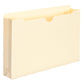 Reinforced File Jackets, Straight Cut, 2 Expansion, Manila, Manila Color, Legal Size, Set of 20, 086486765626