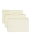 SafeSHIELD® Pressboard Fastener File Folders, 1 inch Expansion, 1/3-Cut Tab, Gray/Green Color, Legal Size, Set of 25, 086486199315