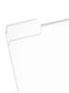 SuperTab® File Folders, 1/3-Cut Tab, White Color, Letter Size, Set of 100, 086486119801