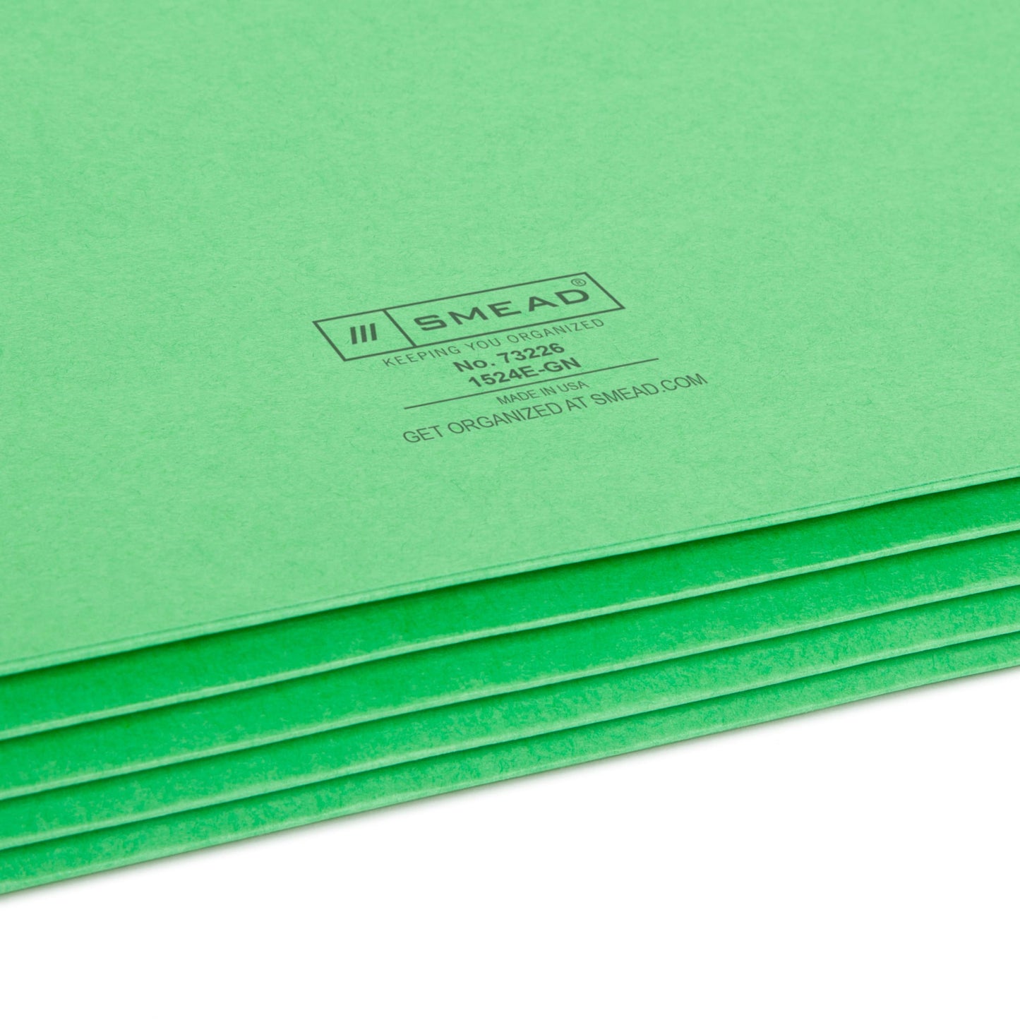 File Pockets, 3-1/2 inch Expansion, Straight-Cut Tab, Green Color, Letter Size, Set of 25, 30086486732261