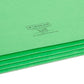 File Pockets, 3-1/2 inch Expansion, Straight-Cut Tab, Green Color, Letter Size, Set of 25, 30086486732261