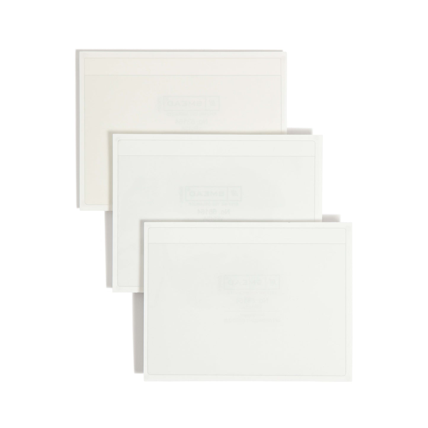 Self-Adhesive Poly Pockets, Clear Color, 6" X 4" Size, Set of 100, 086486681643