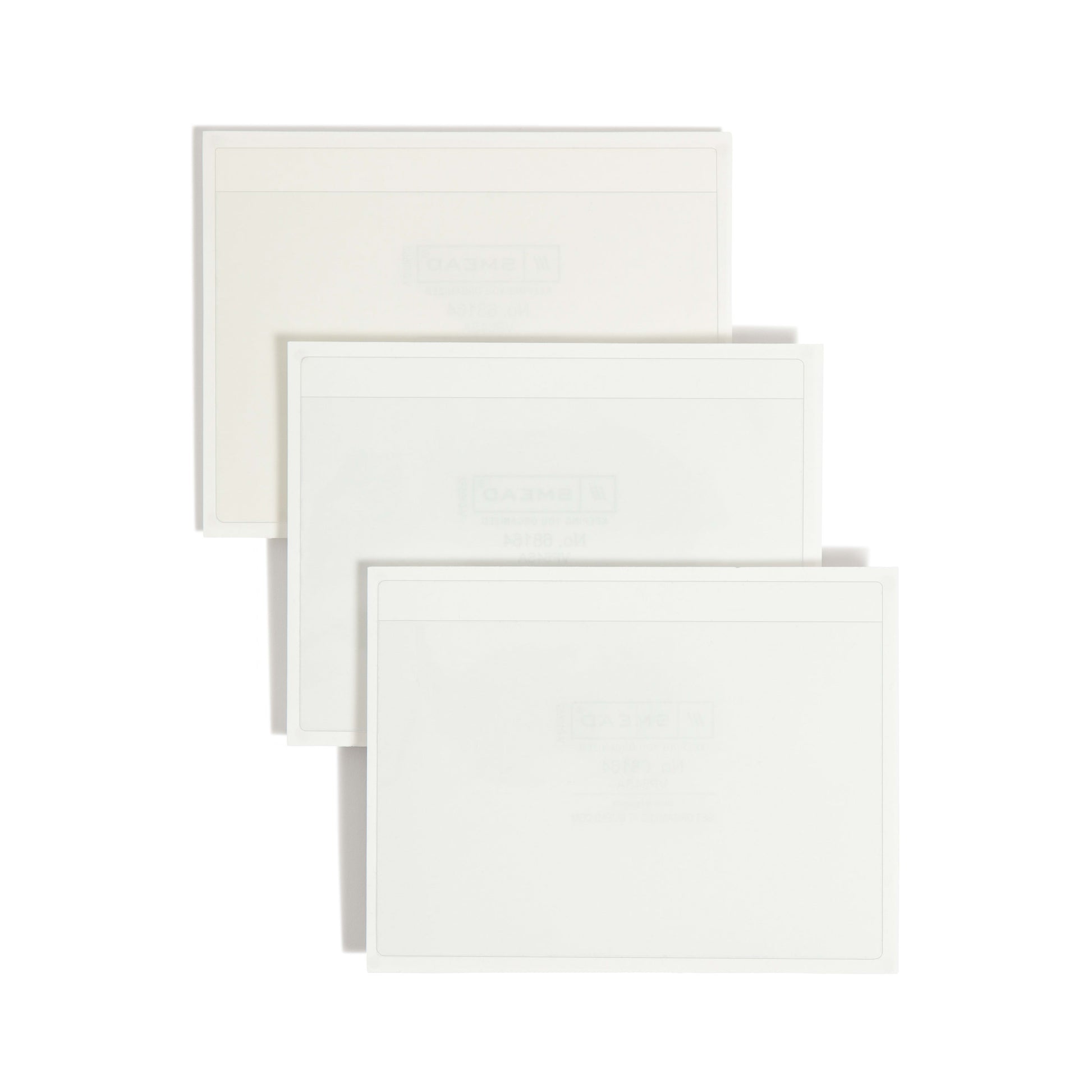 Self-Adhesive Poly Pockets, Clear Color, 6" X 4" Size, Set of 100, 086486681643