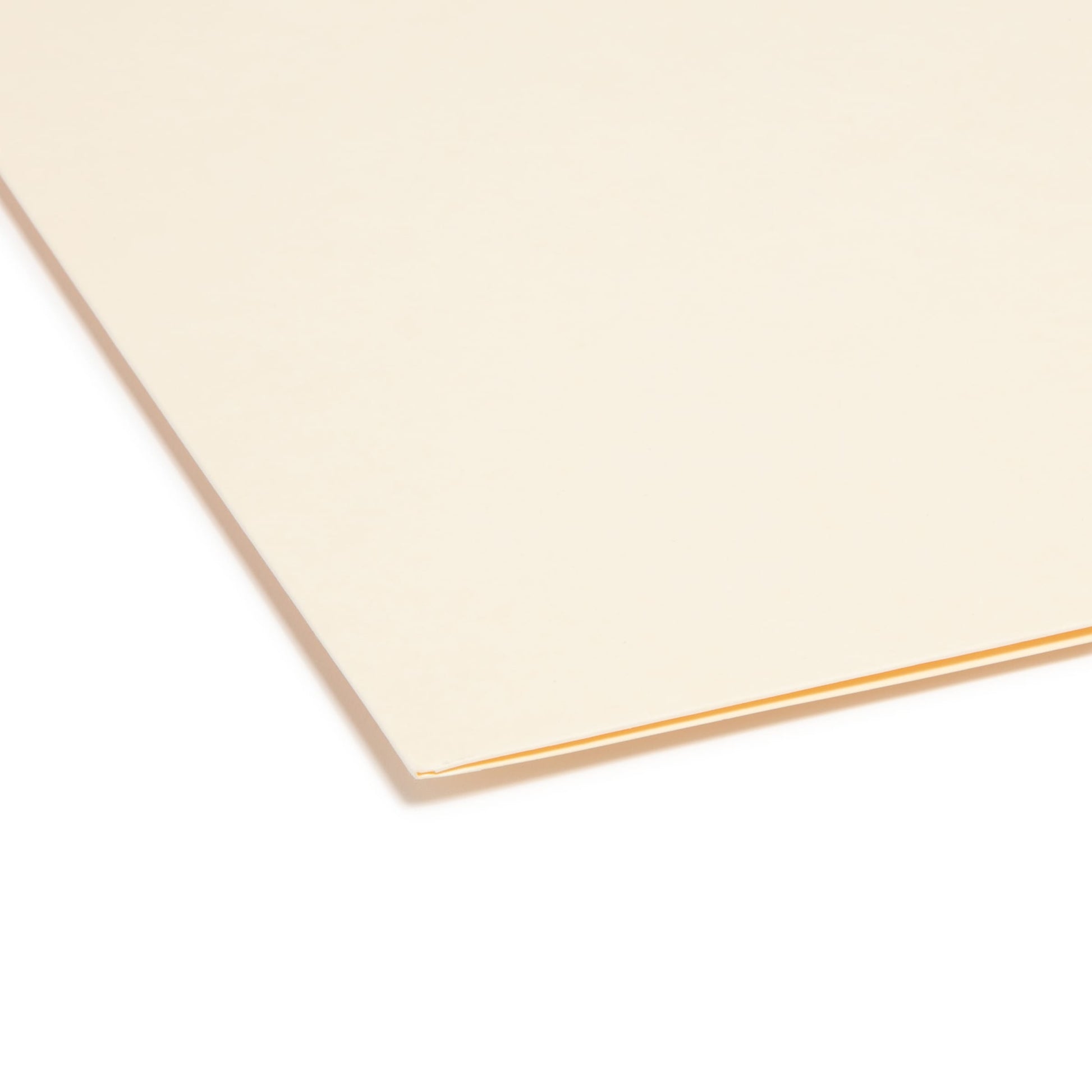 Reinforced Tab Pocket File Folders, Manila Color, Letter Size, Set of 50, 086486103152