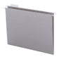 Standard Hanging File Folders with 1/5-Cut Tabs, Gray Color, Letter Size, Set of 25, 086486640633
