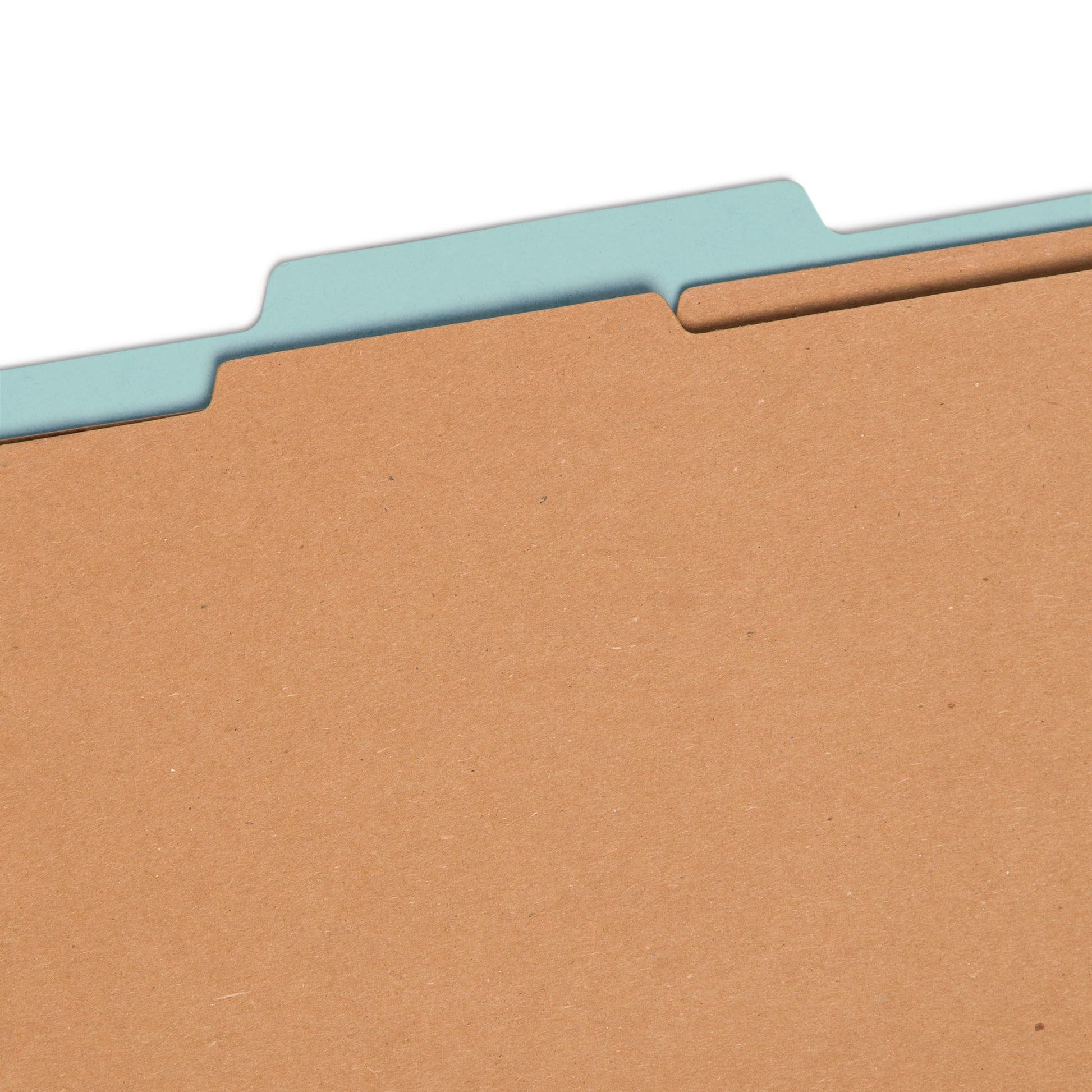Pressboard Classification File Folders, 2 Dividers, 2 inch Expansion, Blue Color, Letter Size, Set of 10, 30086486140219