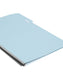 Pressboard File Folder, 1 inch Expansion, 1/3-Cut Tab, Blue Color, Legal Size, Set of 25, 086486225304