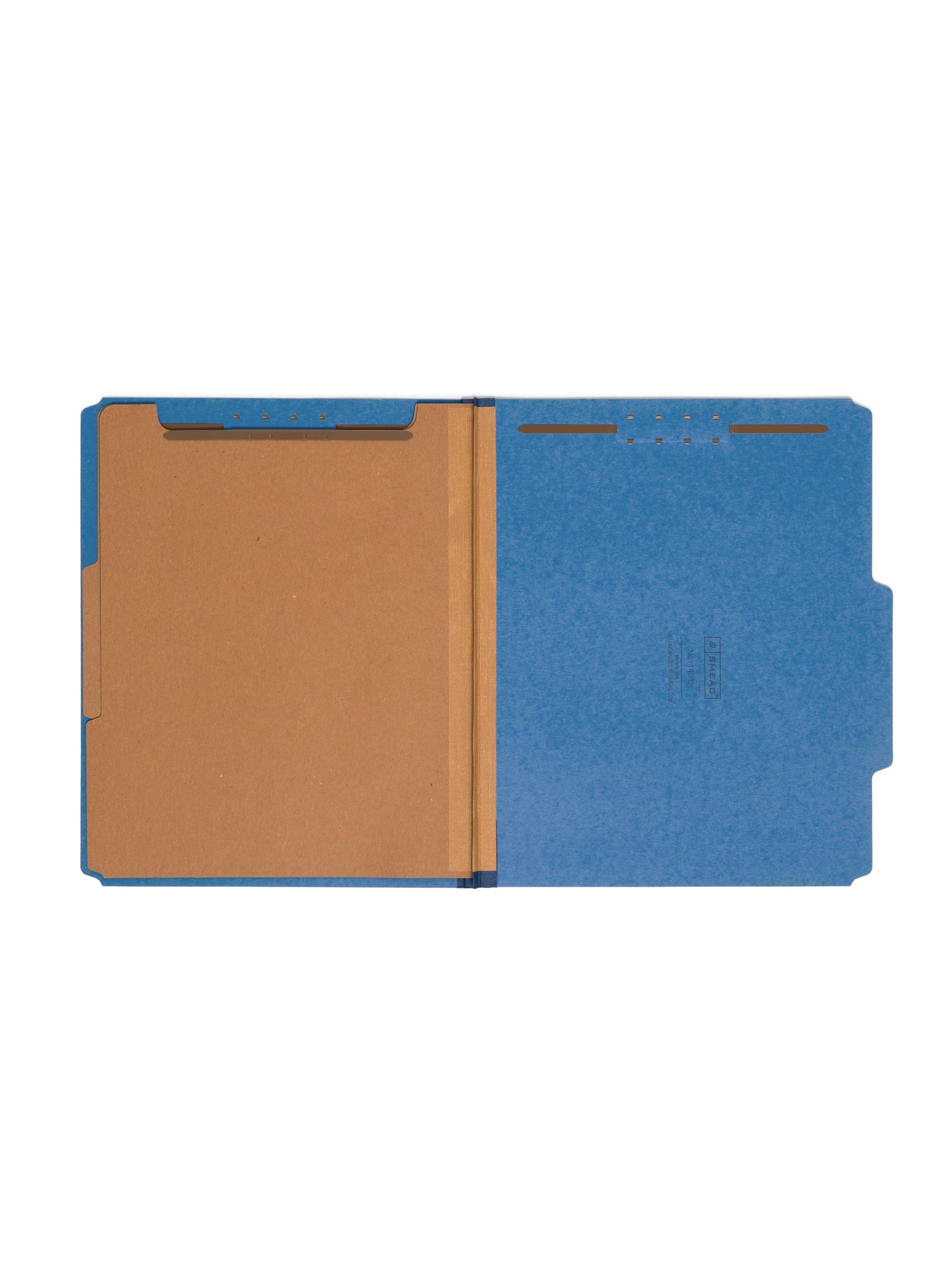 Pressboard Classification File Folders, 2 Dividers, 2 inch Expansion, Dark Blue Color, Letter Size, Set of 0, 30086486140622