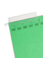 TUFF® Hanging File Folders with Easy Slide® Tabs, Green Color, Letter Size, Set of 18, 086486640428