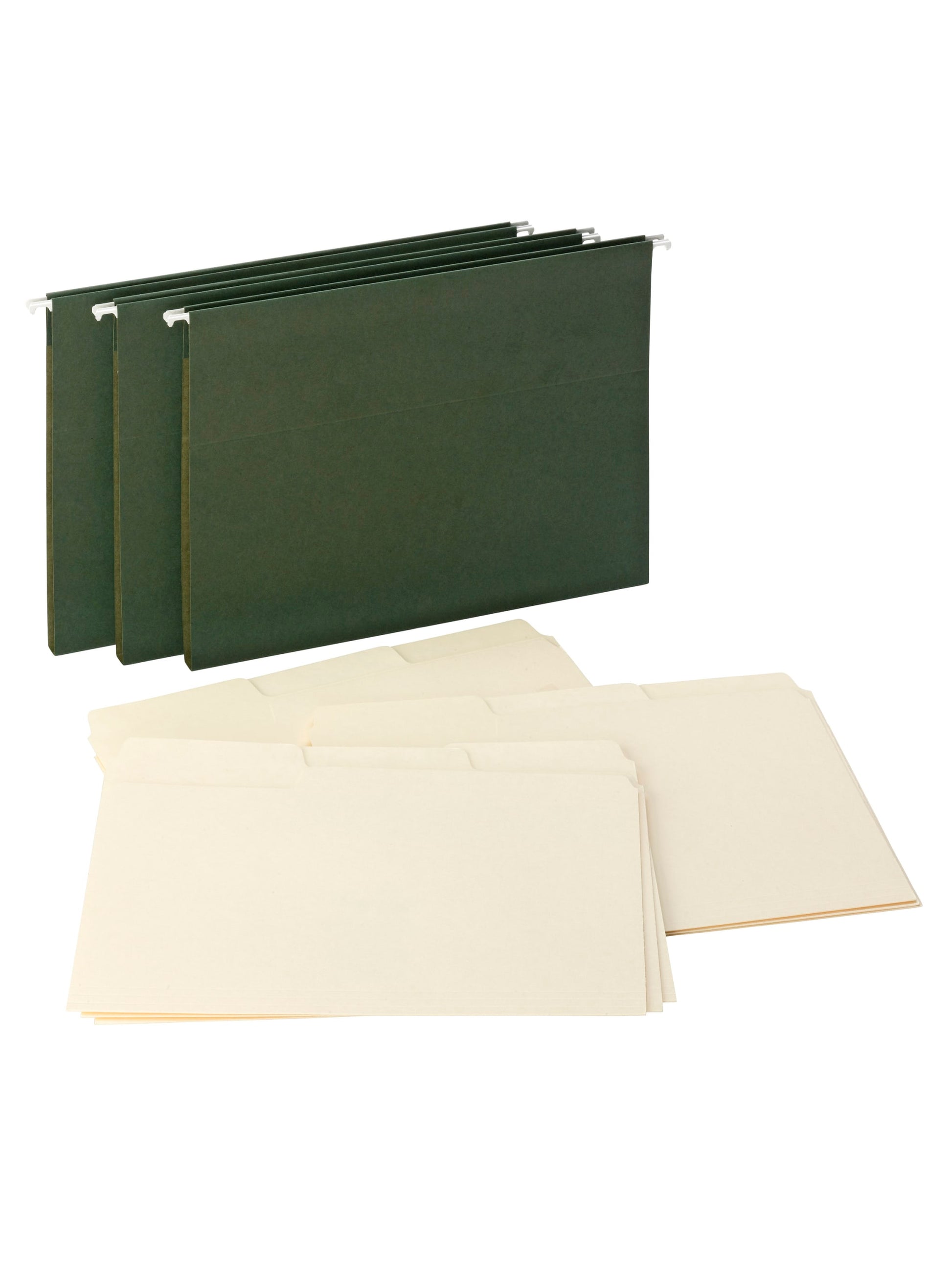 Reveal Hanging Folders with SuperTab® Folders Kit, Standard Green Color, Letter Size, Set of 1, 086486920162