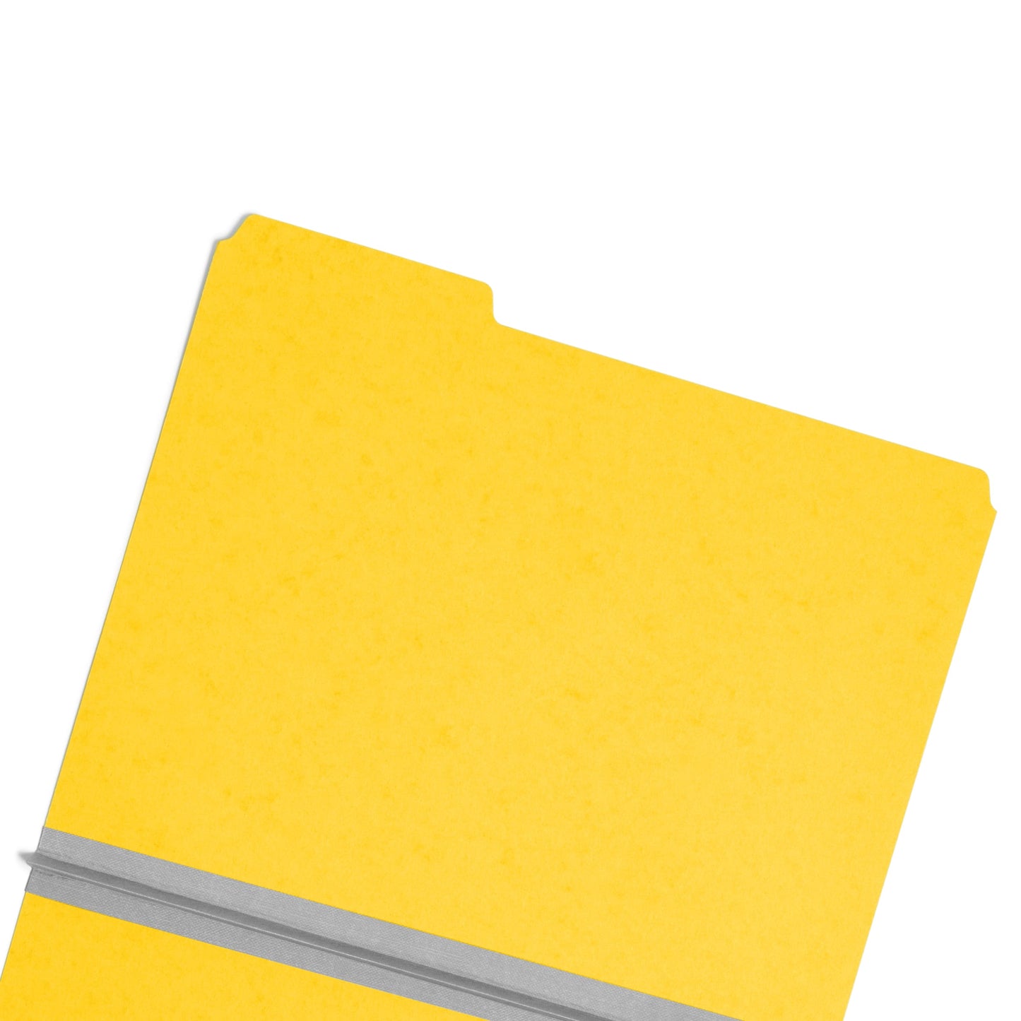 Pressboard File Folder, 1 inch Expansion, 1/3-Cut Tab, Yellow Color, Letter Size, Set of 25, 086486215626