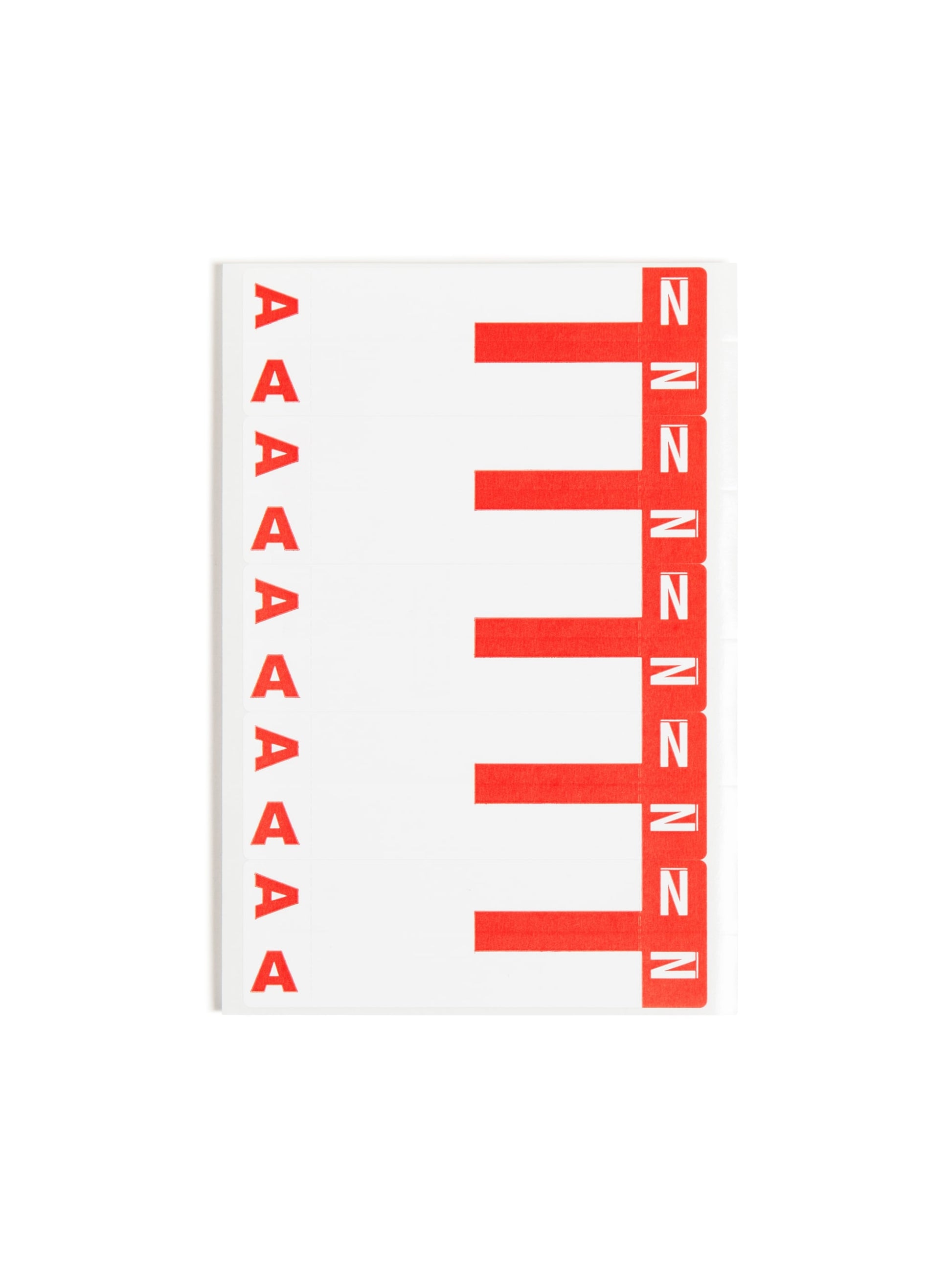 AlphaZ® NCC Color-Coded Name Labels - Sheets, Assorted Colors Color, 3-5/8" X 1-5/32" Size, Set of 1, 086486671507