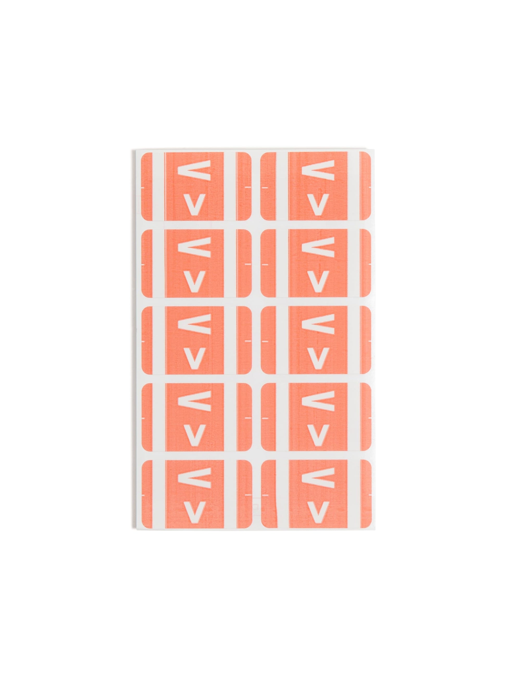 AlphaZ® ACCS Color Coded Alphabetic Labels - Sheets, Pink Color, 1" X 1-5/8" Size, Set of 100, 086486671927