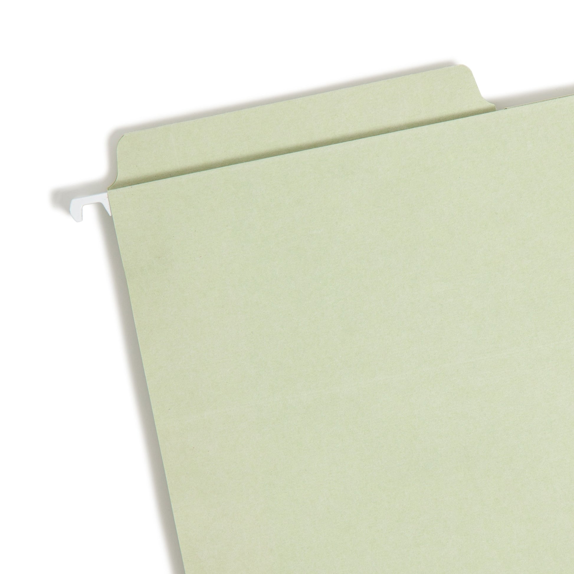 FasTab®/SafeSHIELD® Hanging File Fastener Folders, 1/3-Cut Tab, Moss Green Color, Legal Size, Set of 1, 086486651707