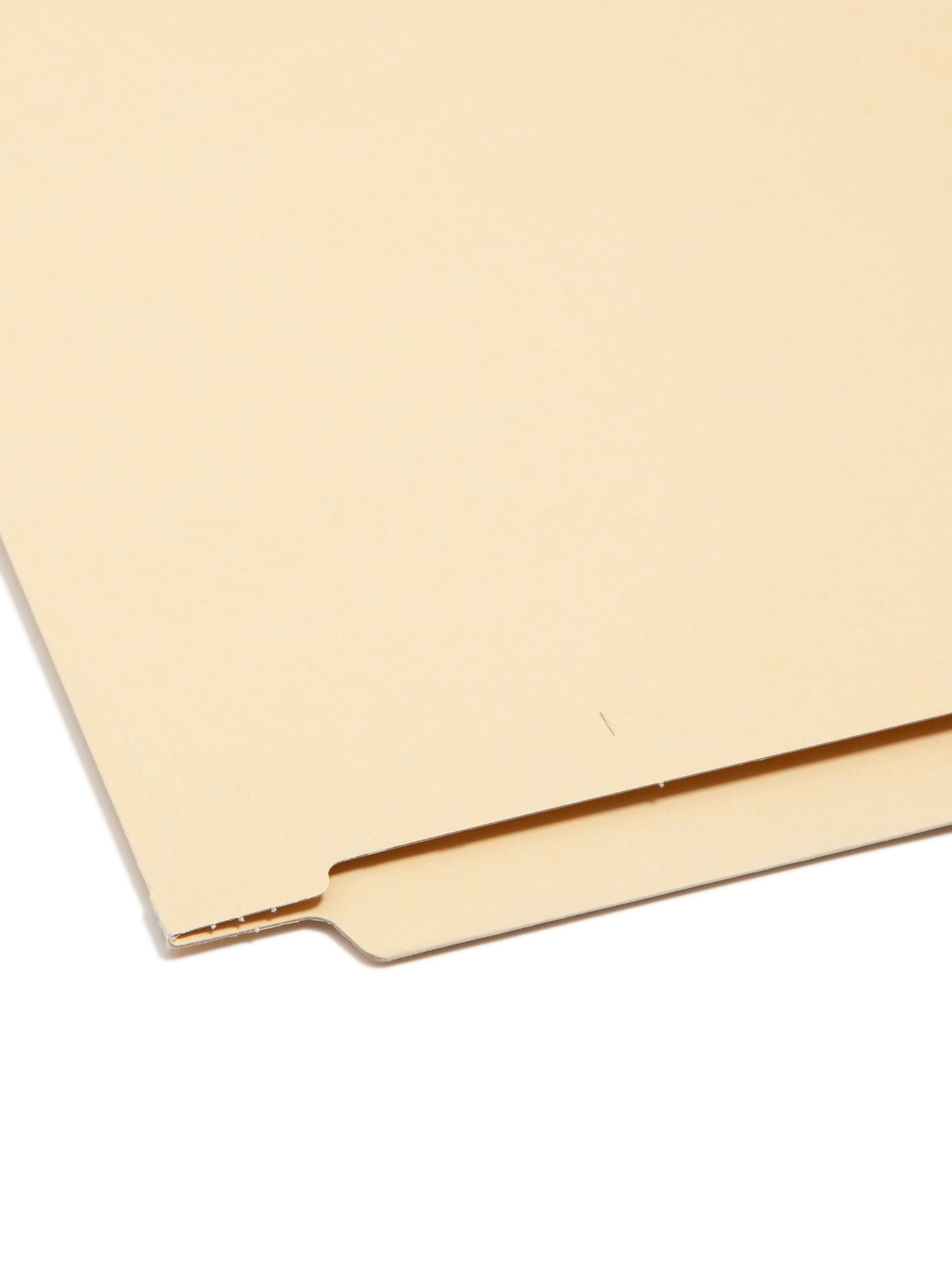 100% Recycled Shelf-Master® Reinforced End Tab File Folders, Straight-Cut Tab, Manila Color, Letter Size, Set of 100, 086486241601