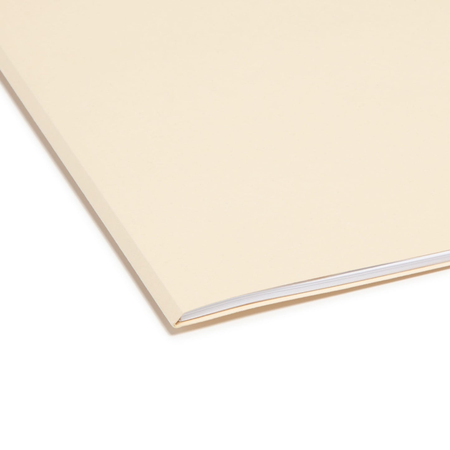 100% Recycled Reinforced Tab Fastener File Folders, Manila Color, Letter Size, Set of 100, 086486103473