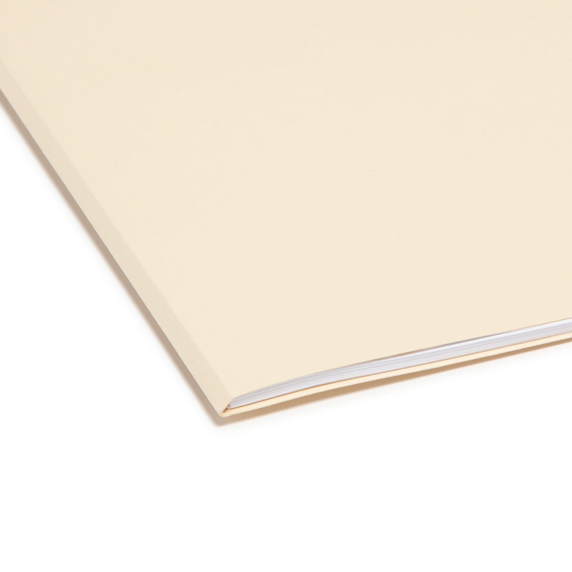 100% Recycled Reinforced Tab Fastener File Folders, Manila Color, Letter Size, Set of 100, 086486103473