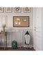 MDF Frame Cork Board, Black, Natural, 35" x 23", 3 x 2, Natural, 35" X 23" Size, Set of 1, 812296023010