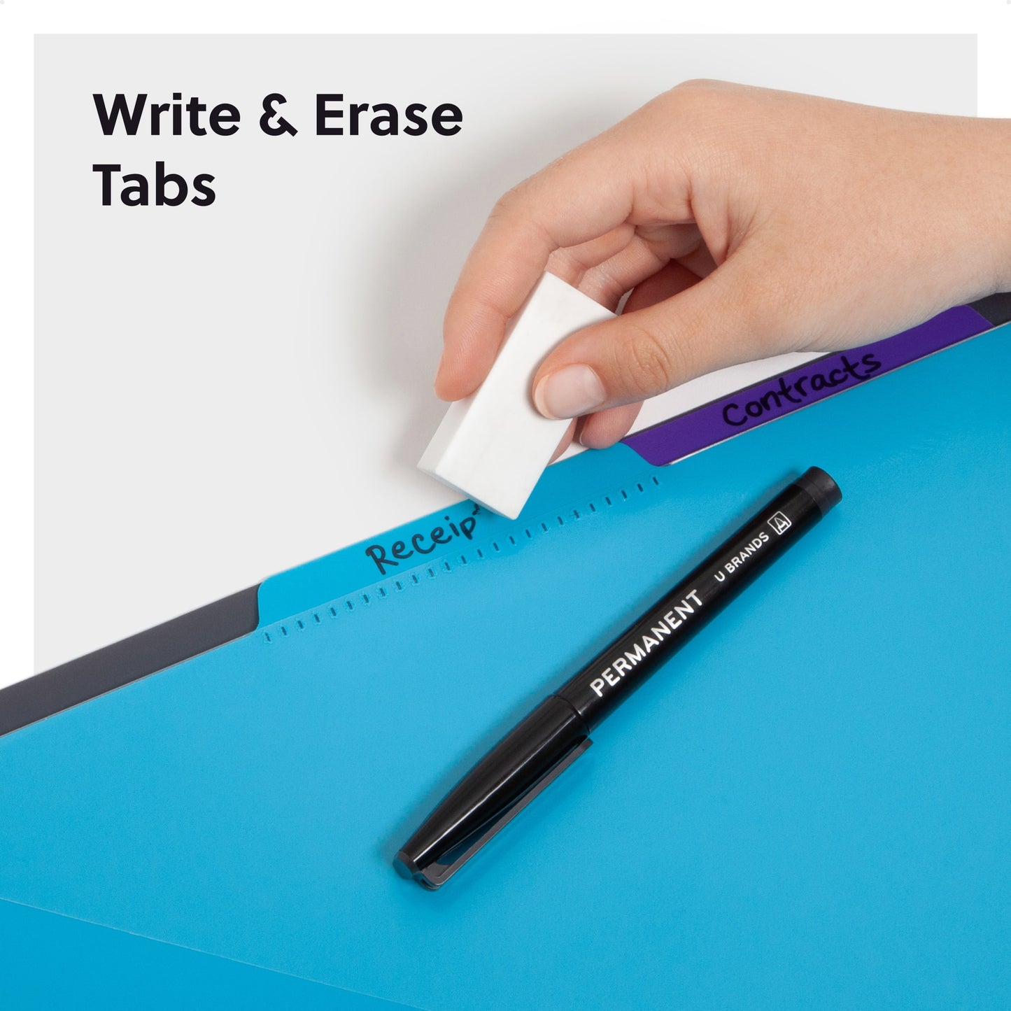 Poly Project Organizers, 12 Pockets, 1/3-Cut Tab, Gray Color, Letter Size, Set of 1, 086486892070