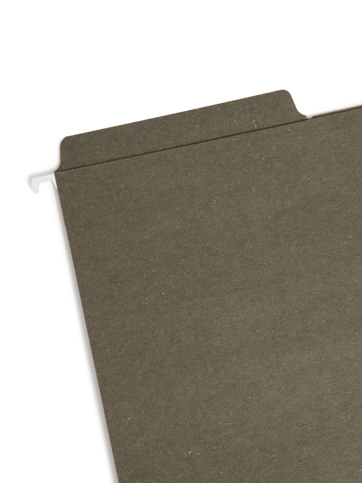 100% Recycled FasTab® Hanging File Folders, Standard Green Color, Legal Size, Set of 20, 086486641371