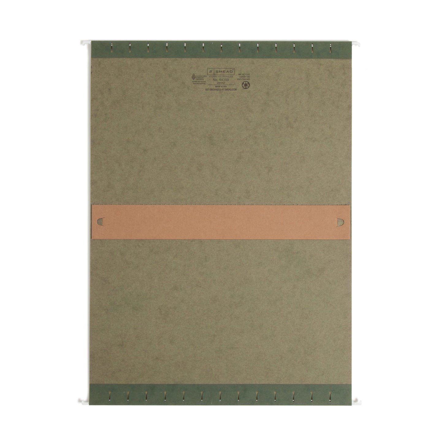 Hanging Box Bottom File Folders, 2 inch Expansion, Standard Green Color, Legal Size, Set of 25, 086486643597