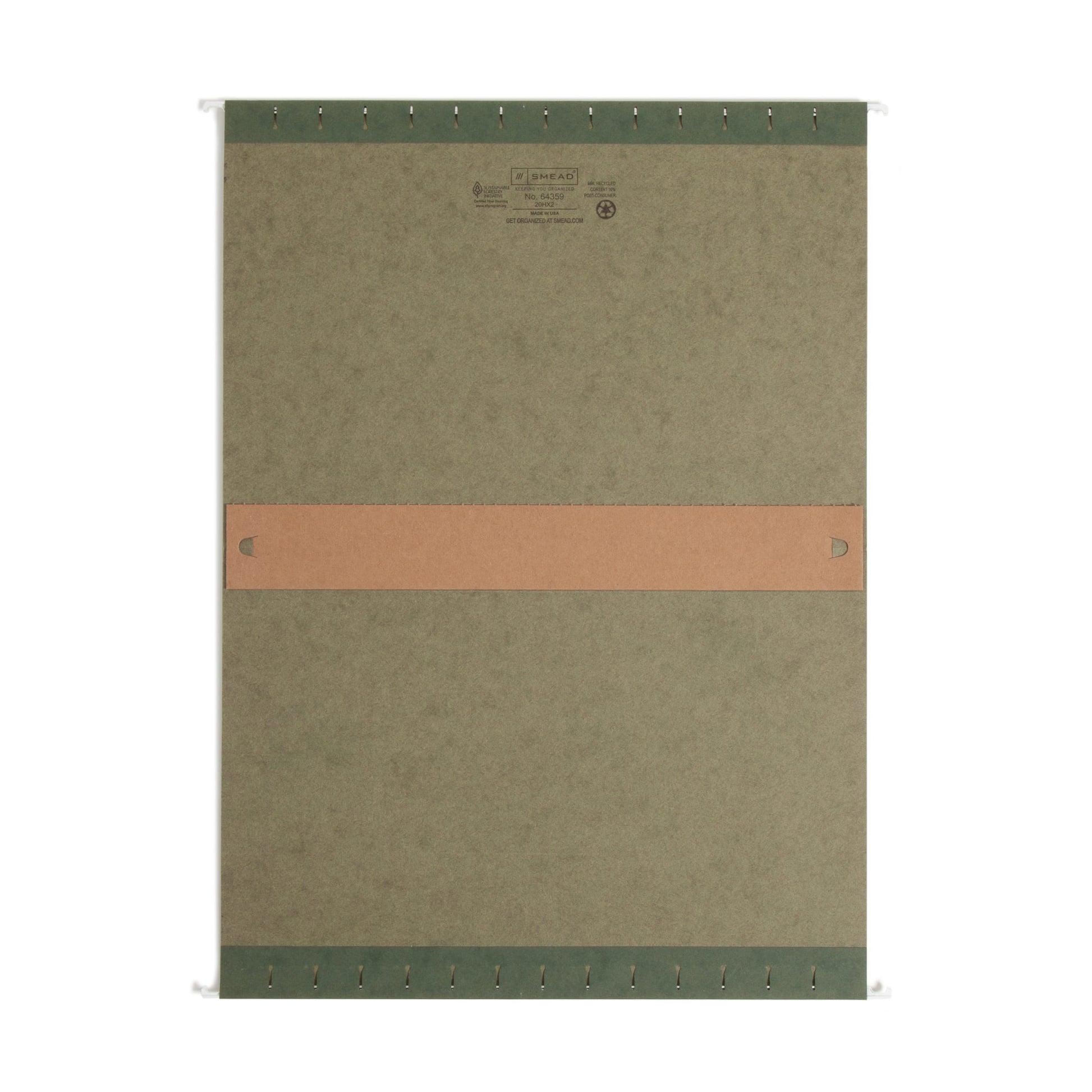 Hanging Box Bottom File Folders, 2 inch Expansion, Standard Green Color, Legal Size, Set of 25, 086486643597
