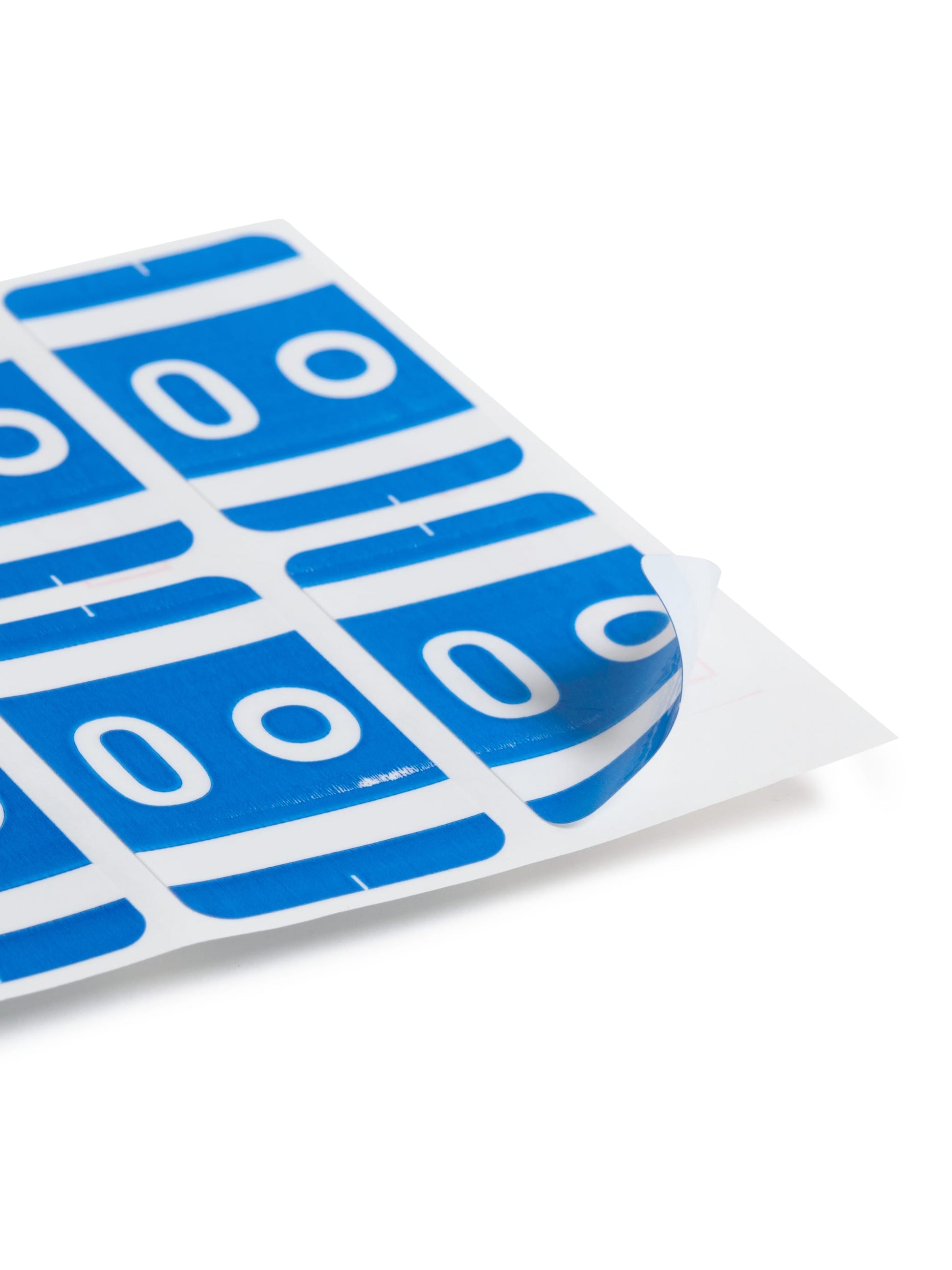 AlphaZ® ACCS Color Coded Alphabetic Labels - Sheets, Dark Blue Color, 1" X 1-5/8" Size, Set of 100, 086486671859
