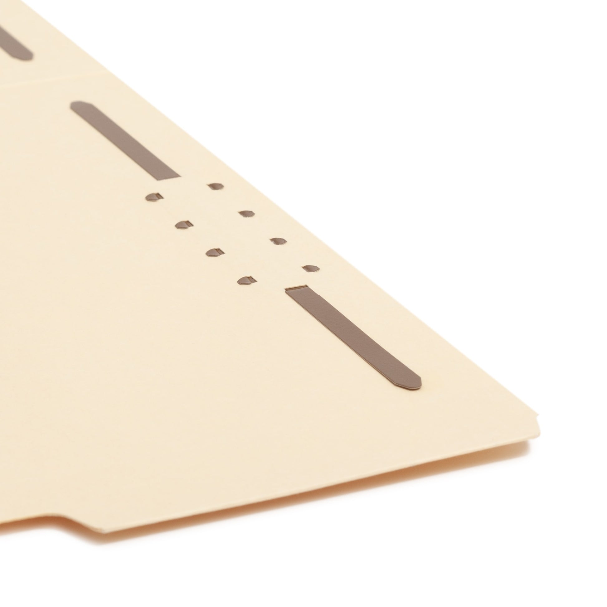 100% Recycled Reinforced Tab Fastener File Folders, Manila Color, Letter Size, Set of 50, 086486145473