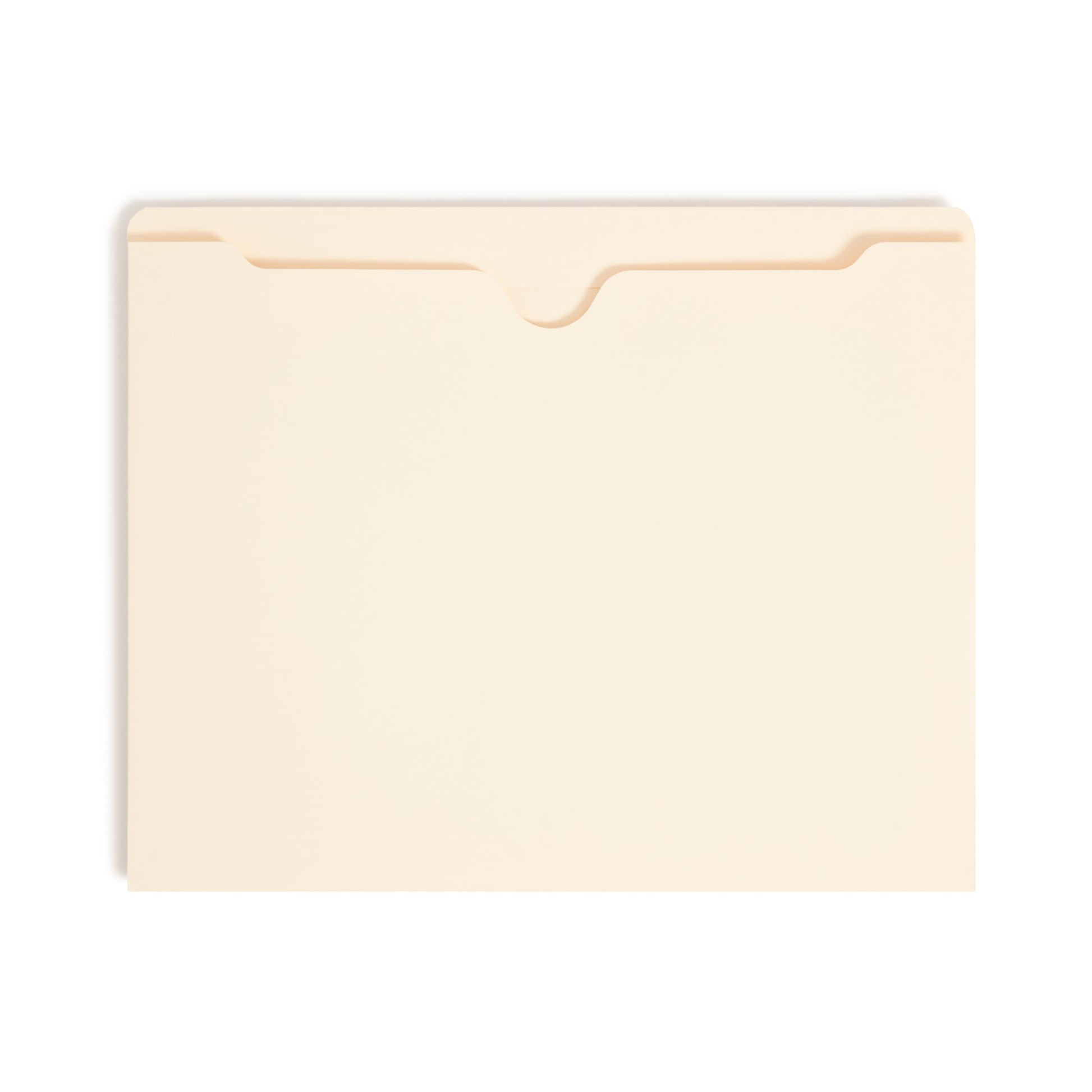 File Jackets, 2 inch Expansion, Straight-Cut Tab, Manila Color, Letter Size, Set of 50, 30086486755604