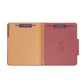 SafeSHIELD® Pressboard Classification File Folders with Pocket Dividers, Red Color, Letter Size, Set of 10, 30086486140790