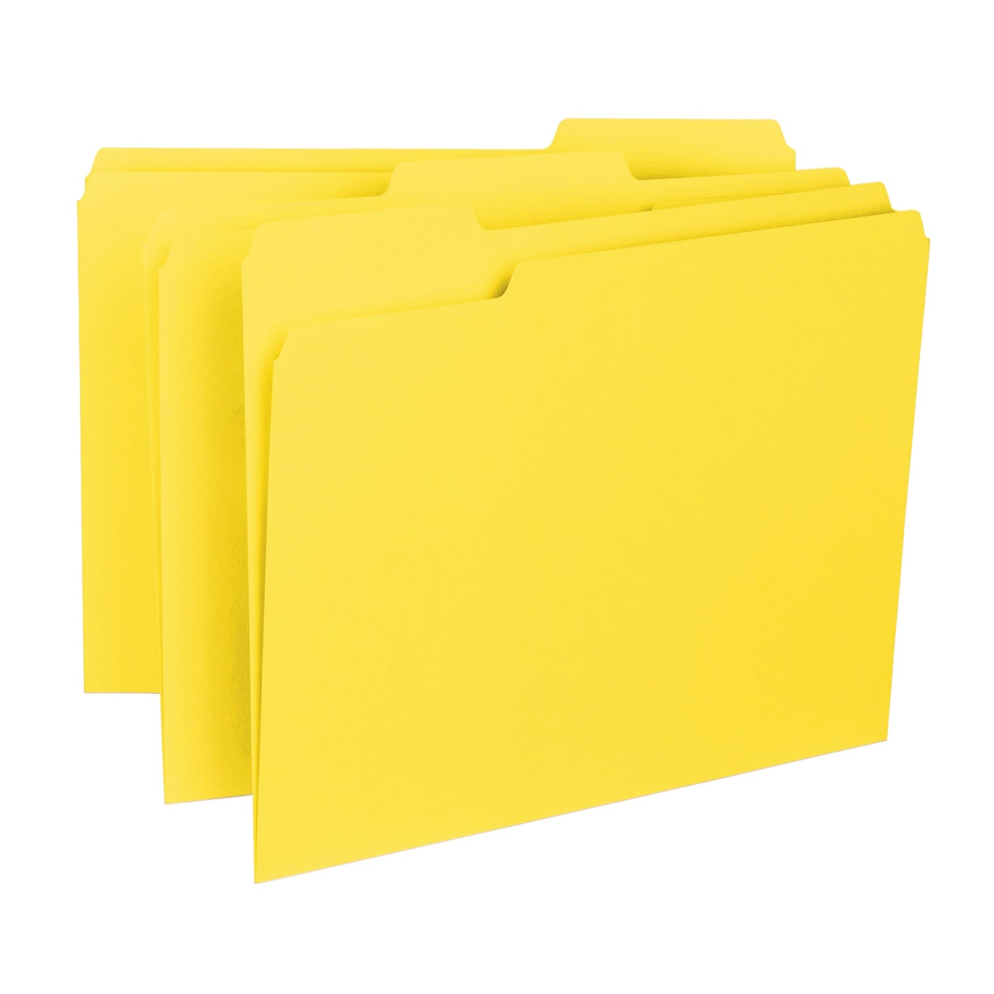 Interior File Folders, Yellow Color, Letter Size, Set of 100, 086486102711