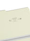 Pressboard File Folder, 1 inch Expansion, 1/3-Cut Tab, Gray/Green Color, Letter Size, Set of 25, 086486132305