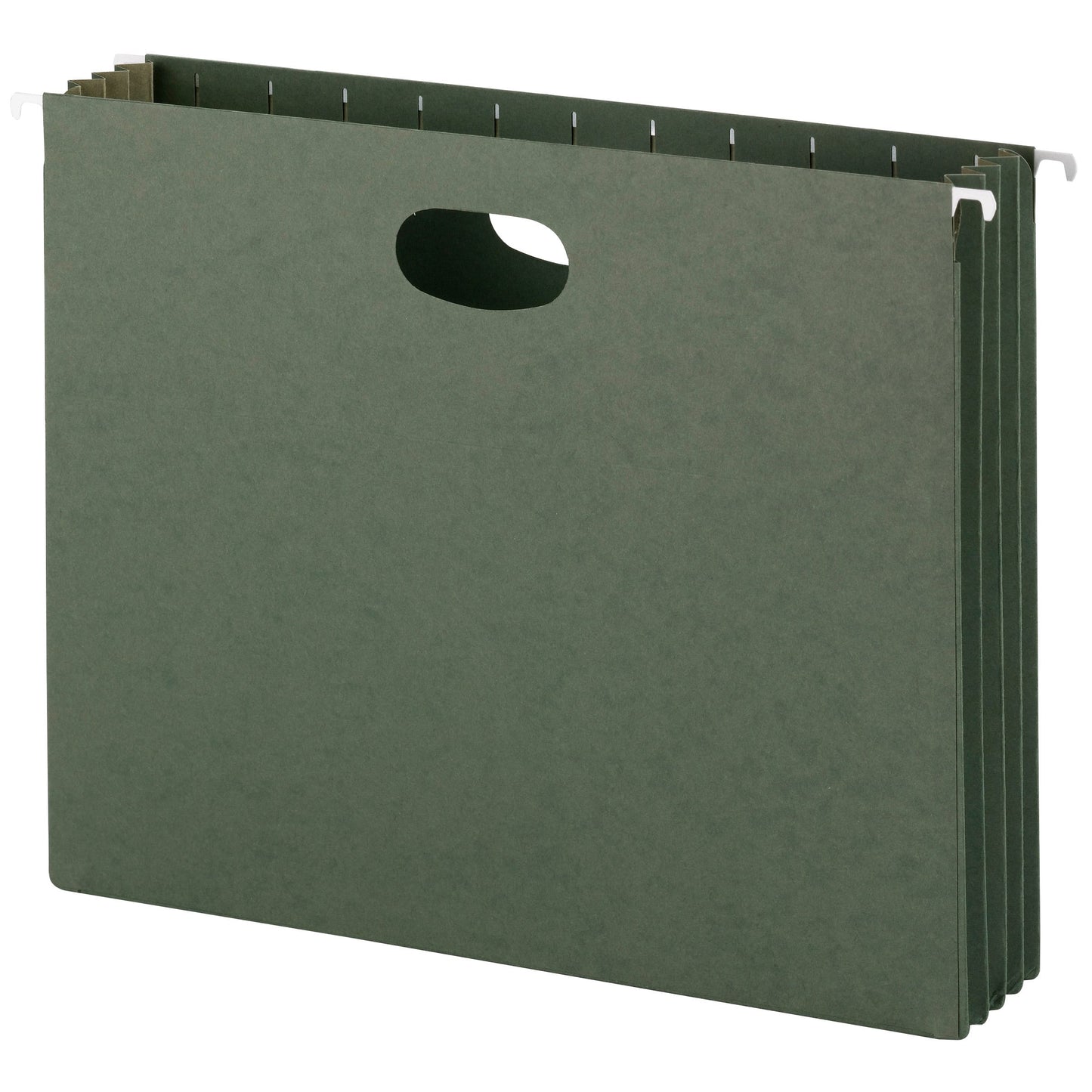 Hanging File Pockets, 3.5" Expansion, Standard Green Color, Letter Size, Set of 10, 086486642200