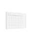 Decor Frame Dry Erase Calendar Board, White, White, 30" x 20", 3 x 2, White, 30" X 20" Size, Set of 1, 817894020751