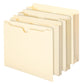 File Jackets, Flat-No Expansion, Straight-Cut Tab, Manila Color, Letter Size, Set of 100, 086486755658