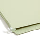 FasTab®/TUFF® Hanging File Pockets, 1/3-Cut Tab, Moss Green Color, Letter Size, Set of 1, 086486642248